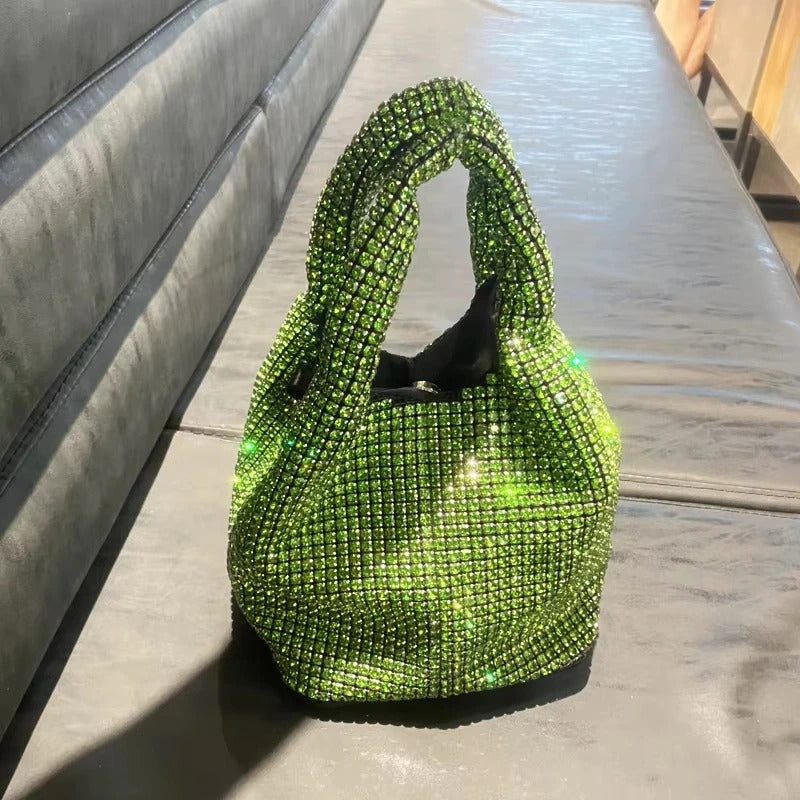 Crystal Bucket Bag