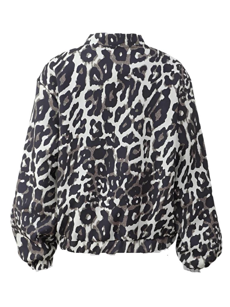 Freya Leopard Bomber Jacket