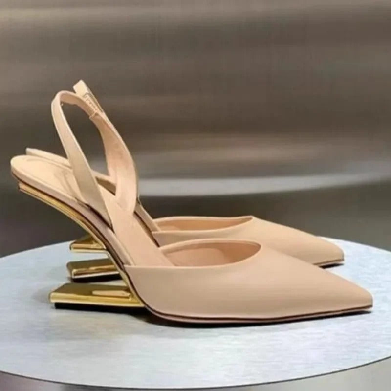 Alara Metal High Heels