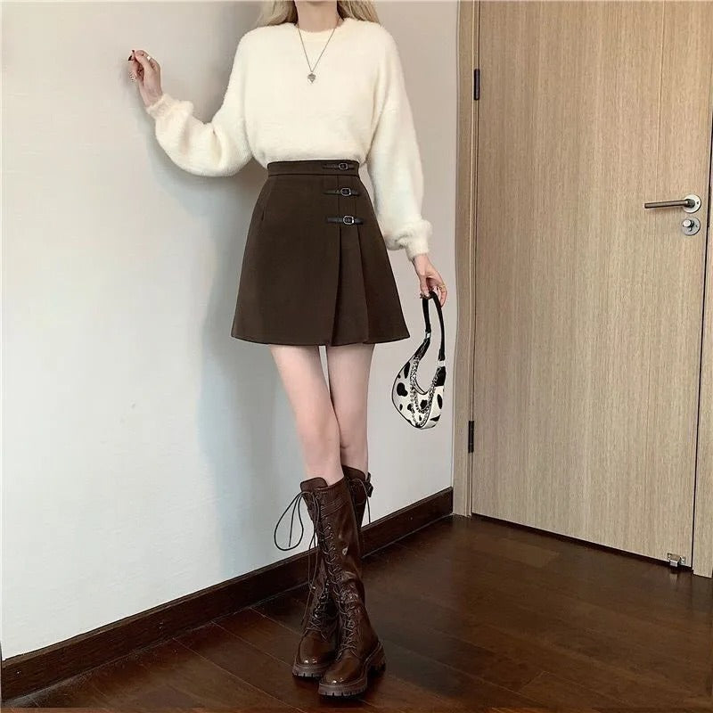 Jasmin Pleated Mini Skirt
