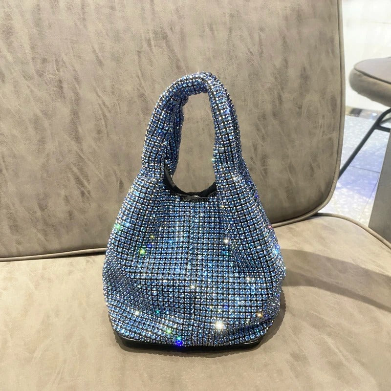 Crystal Bucket Bag
