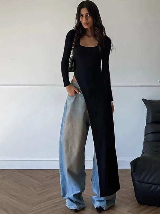Sloane Assymetrical Long Sleeve