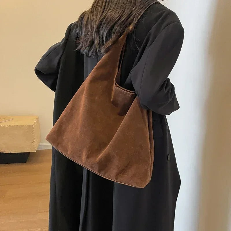 Ophelia Suede Shoulder Bag