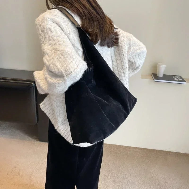 Ophelia Suede Shoulder Bag