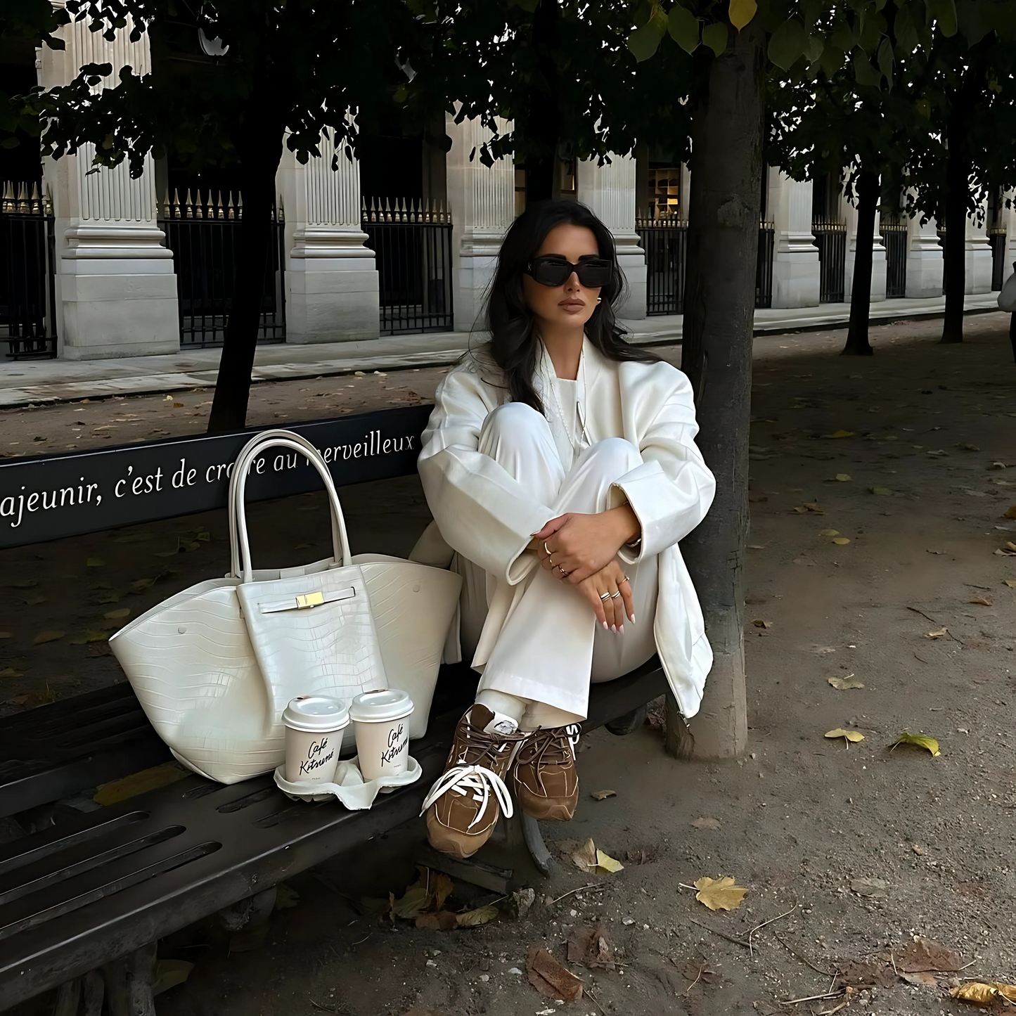 Genuine leather sneakers