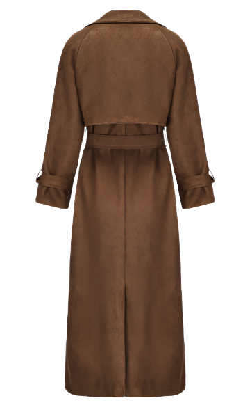 Willow Suede Trench Coat