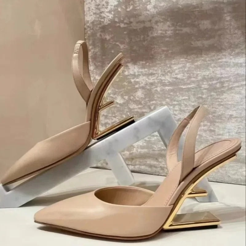 Alara Metal High Heels