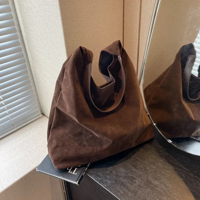Ophelia Suede Shoulder Bag