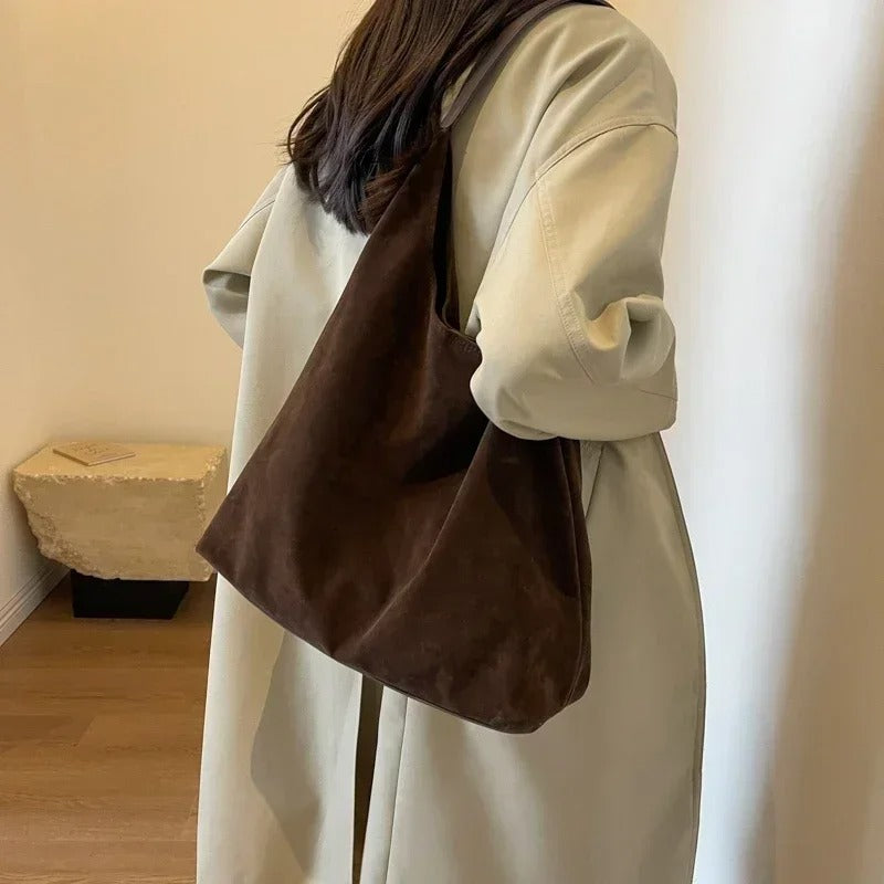 Ophelia Suede Shoulder Bag