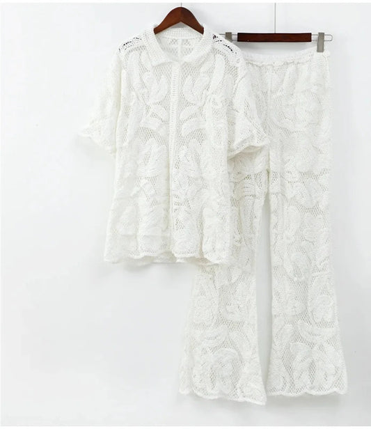 Lia Lapel Two Piece Set